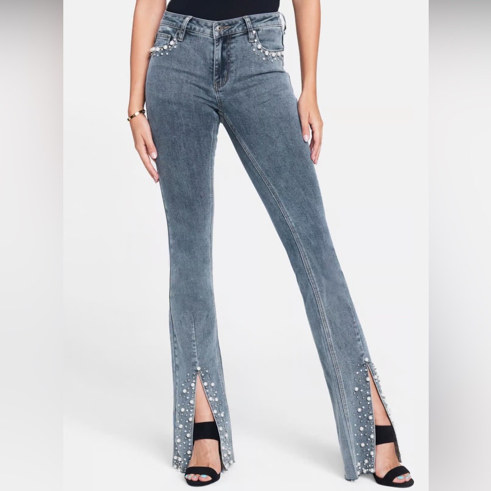 Alloy Apparel tall Amy Embellished bootcut jeans